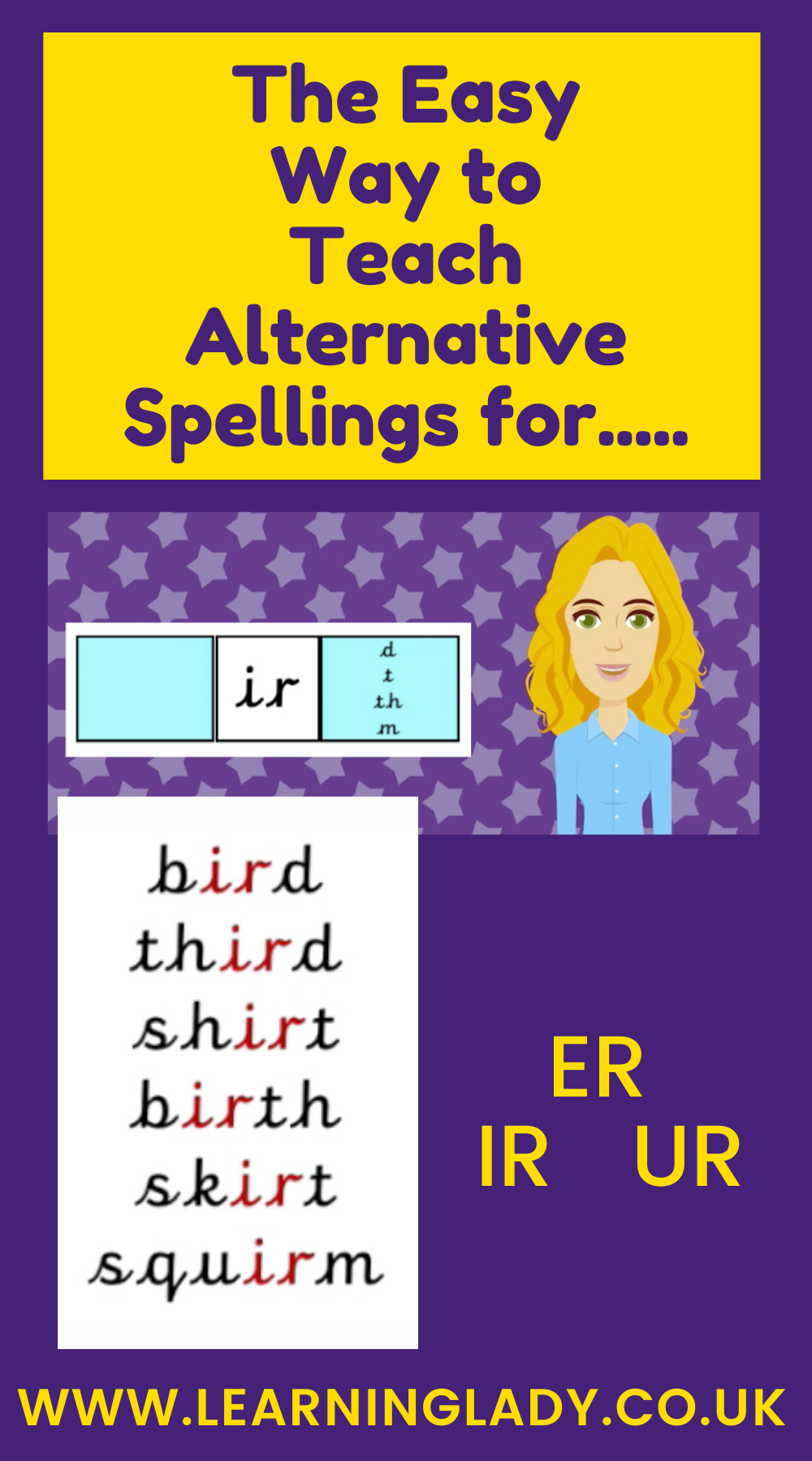 Spelling Alternatives for ER