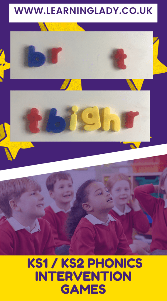 GAPS phonics intervention ideas