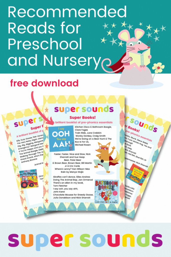 An example of a recommended reads pdf to support phase 1 phonics