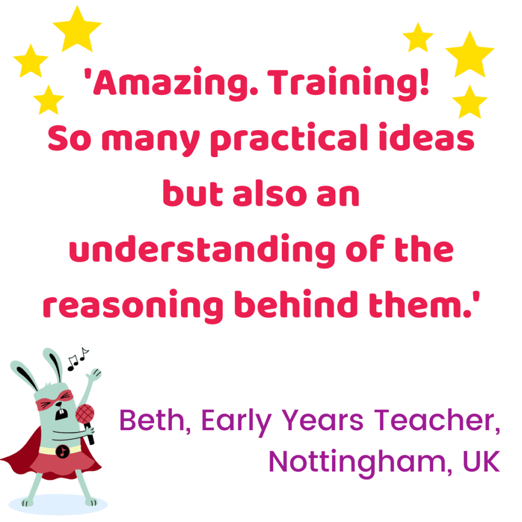 a testimonial for the ready for reading course for practitioners who want to learn how to teach phonics to preschoolers
