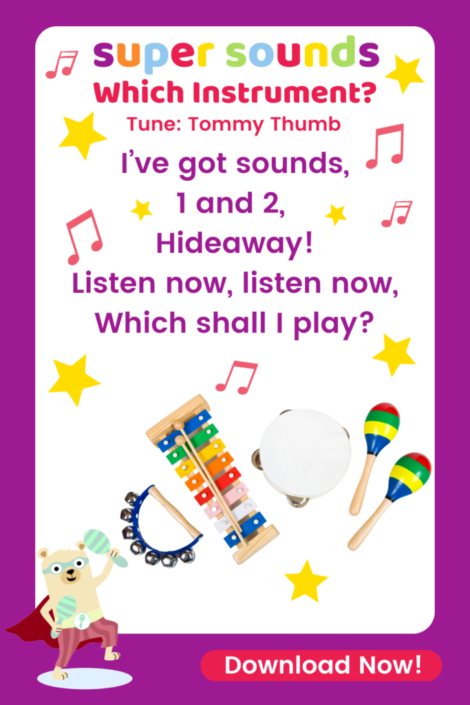 ‘Which sound?’ song words for sung to the tune of Tommy Thumb