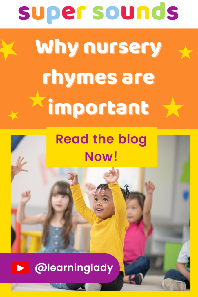 An image of preschool and nursery children joining in with singing nursery rhymes illustrating why nursery rhymes are important