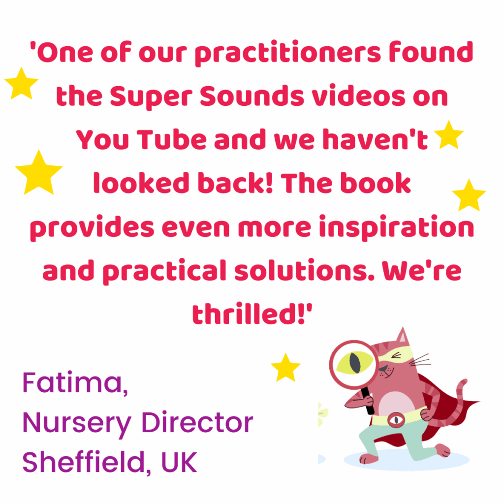 recommended phonics activities for preschoolers in super sounds prephonics programme