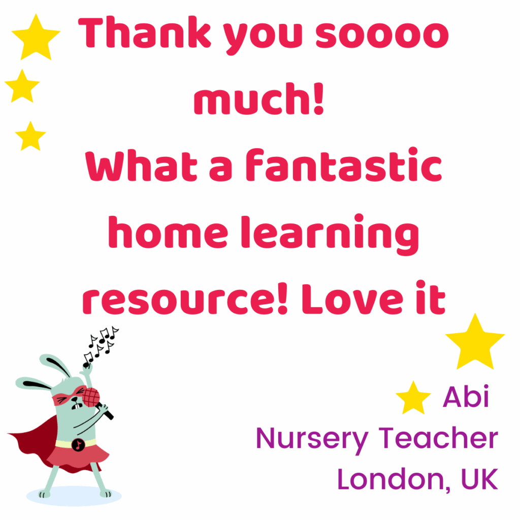 phonics phase 1 home learning recommendation